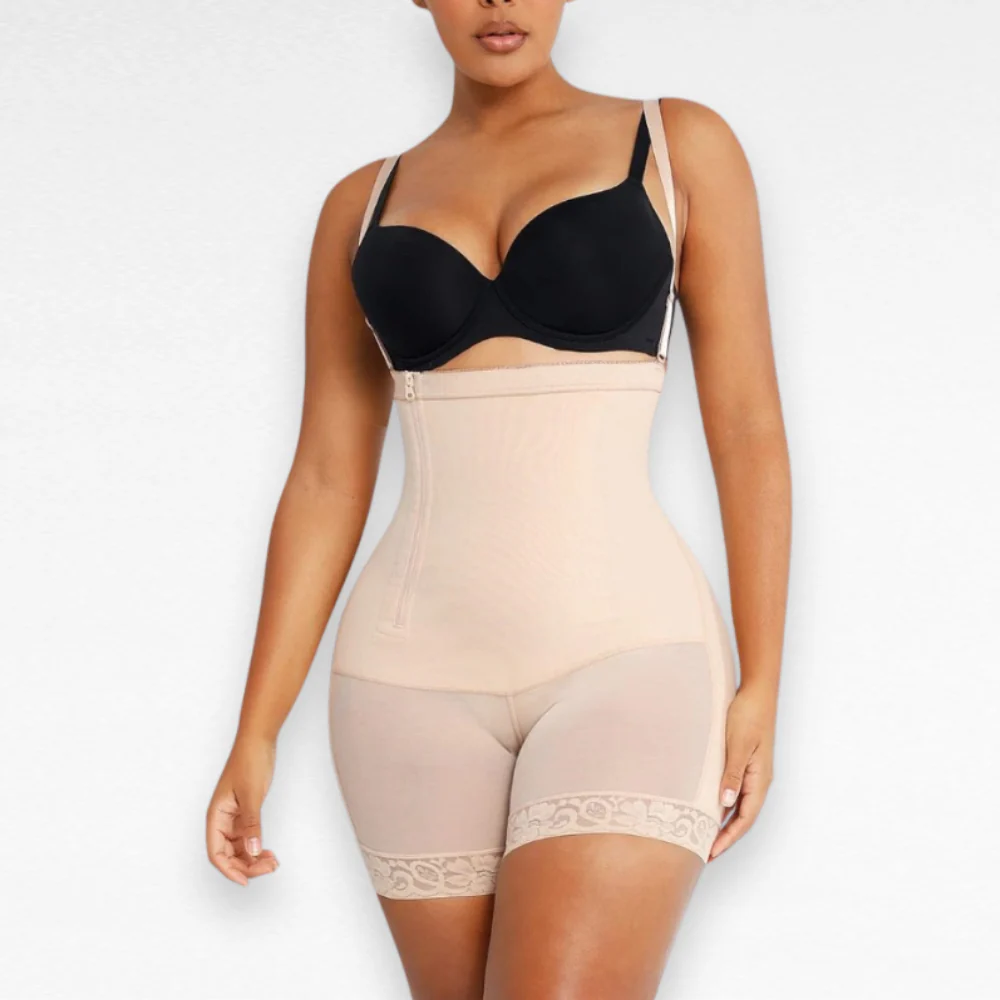 Tummy Compression Side Zipper Bodysuit - Image 8