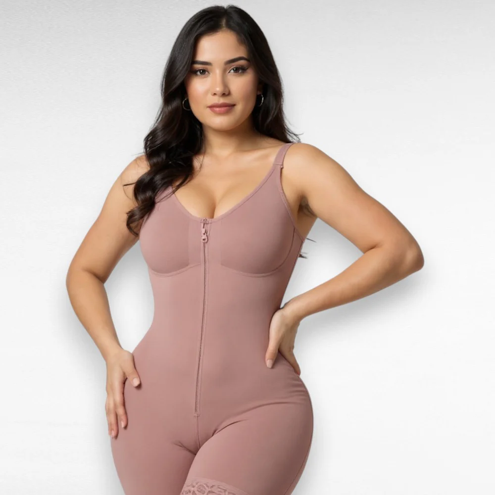 Tummy Control Bodysuit with Bra - Image 5