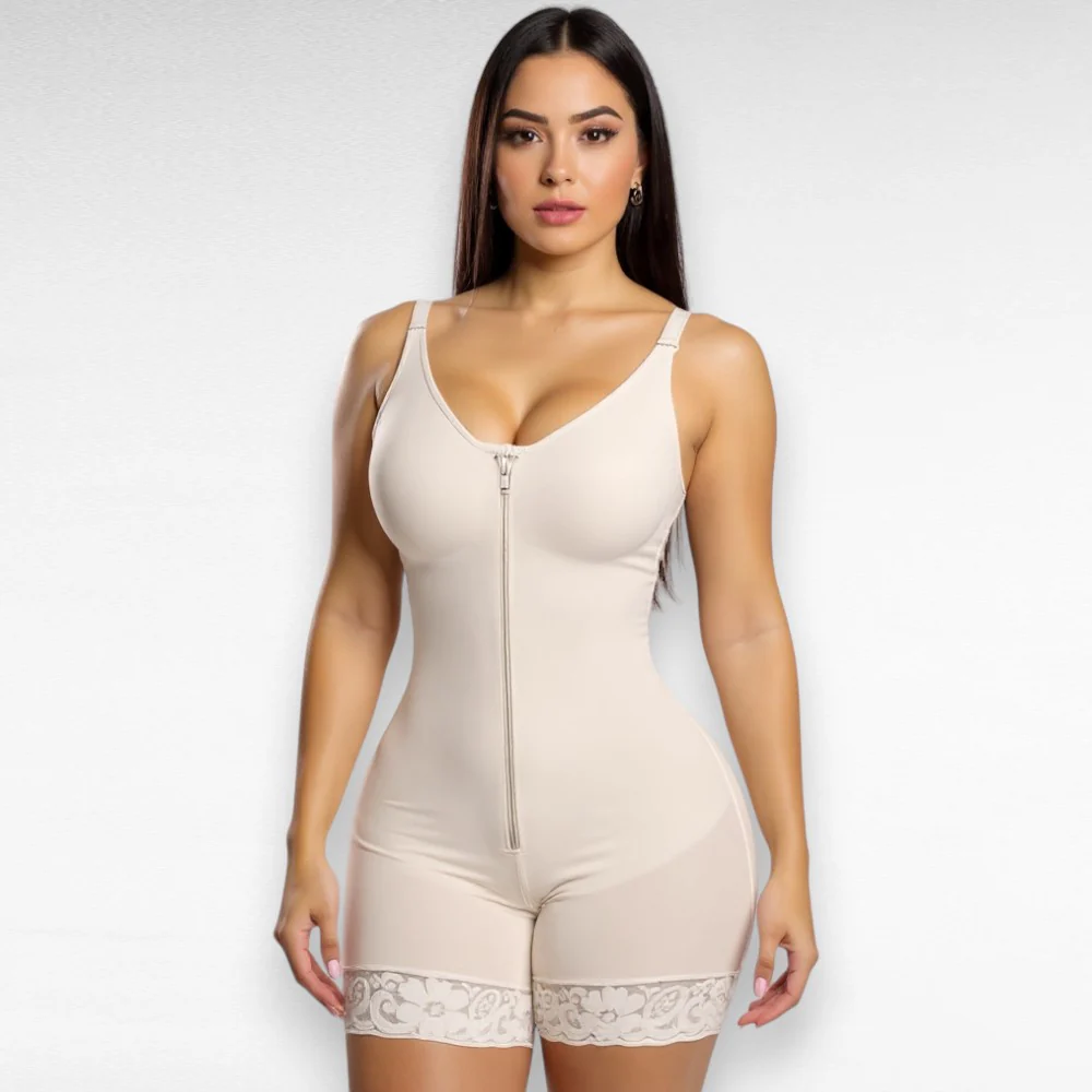 Tummy Control Bodysuit with Bra - Image 6