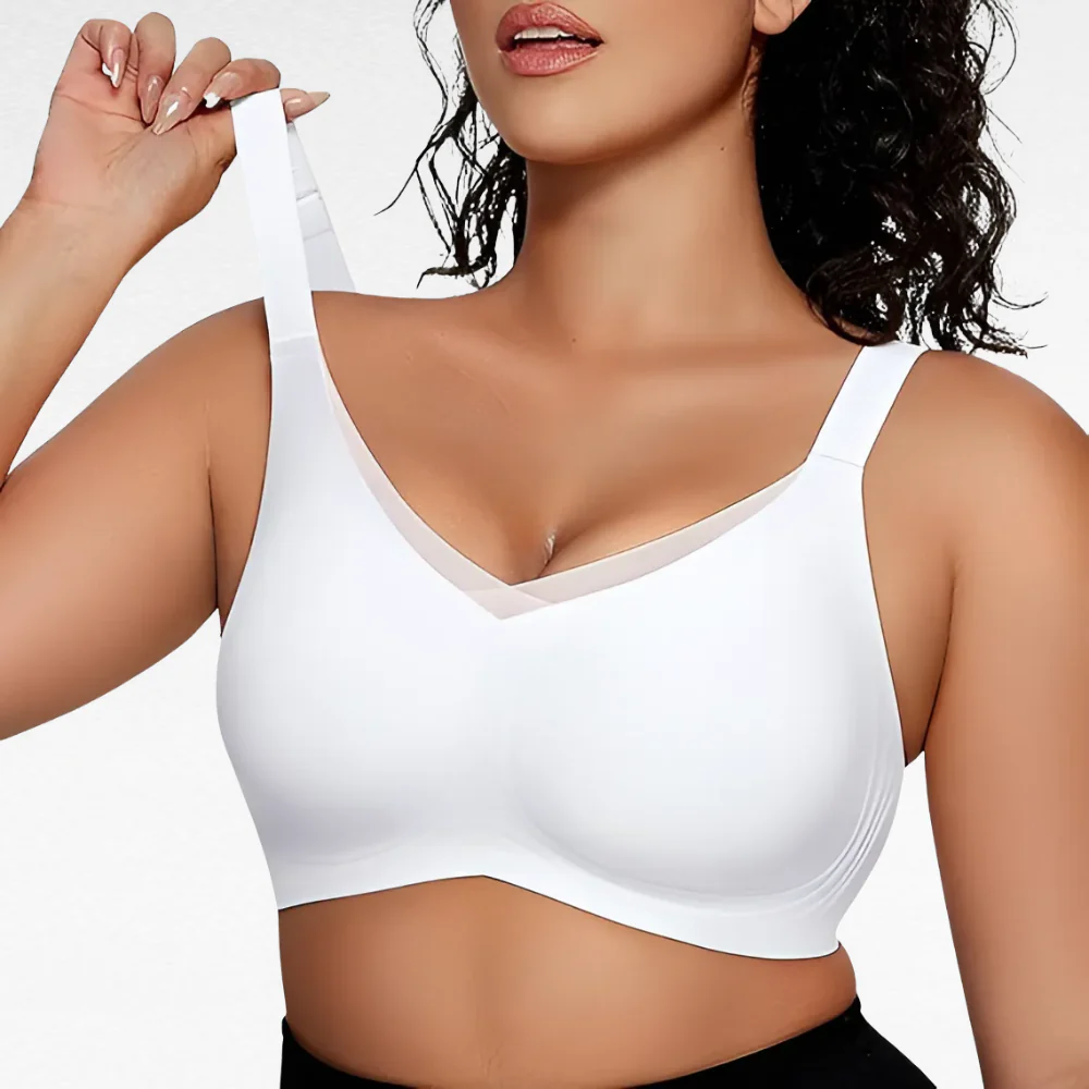 Wireless V Mesh Bra - Image 6