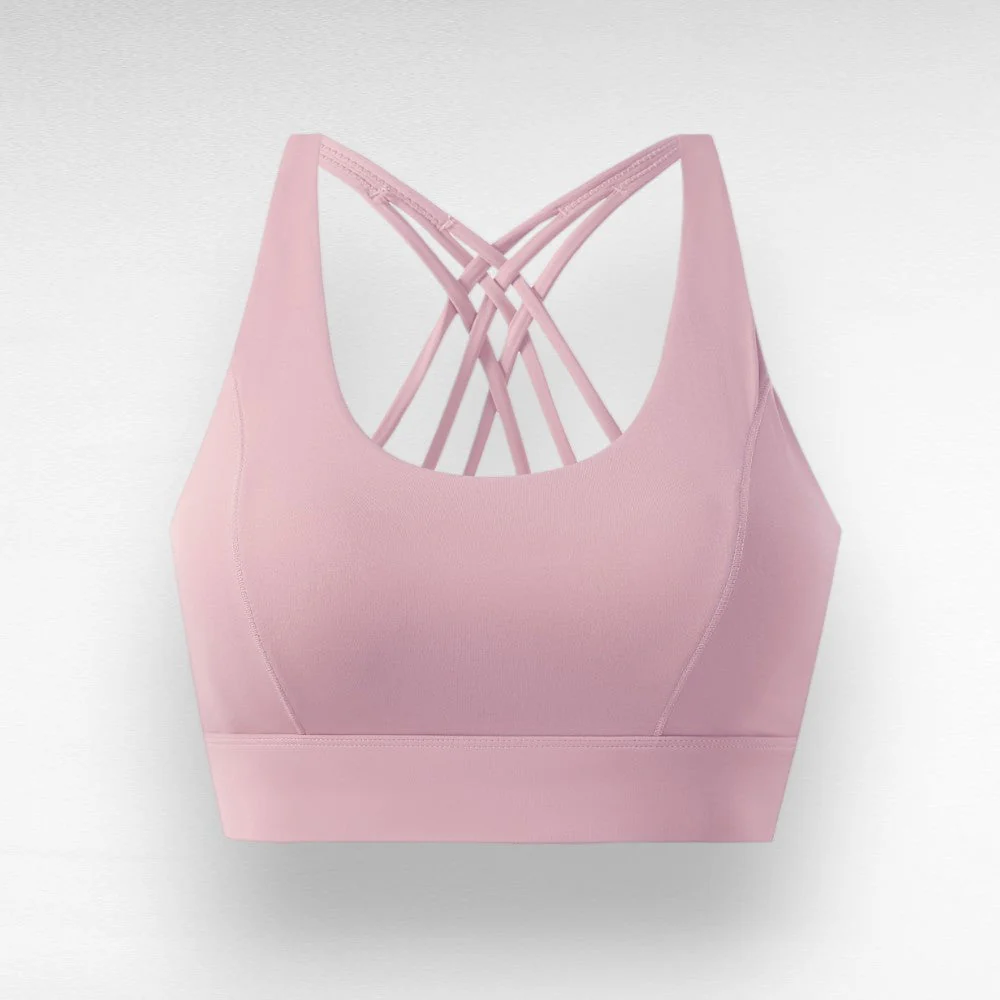 Shockproof Cross-Back Sports Bra - Image 10