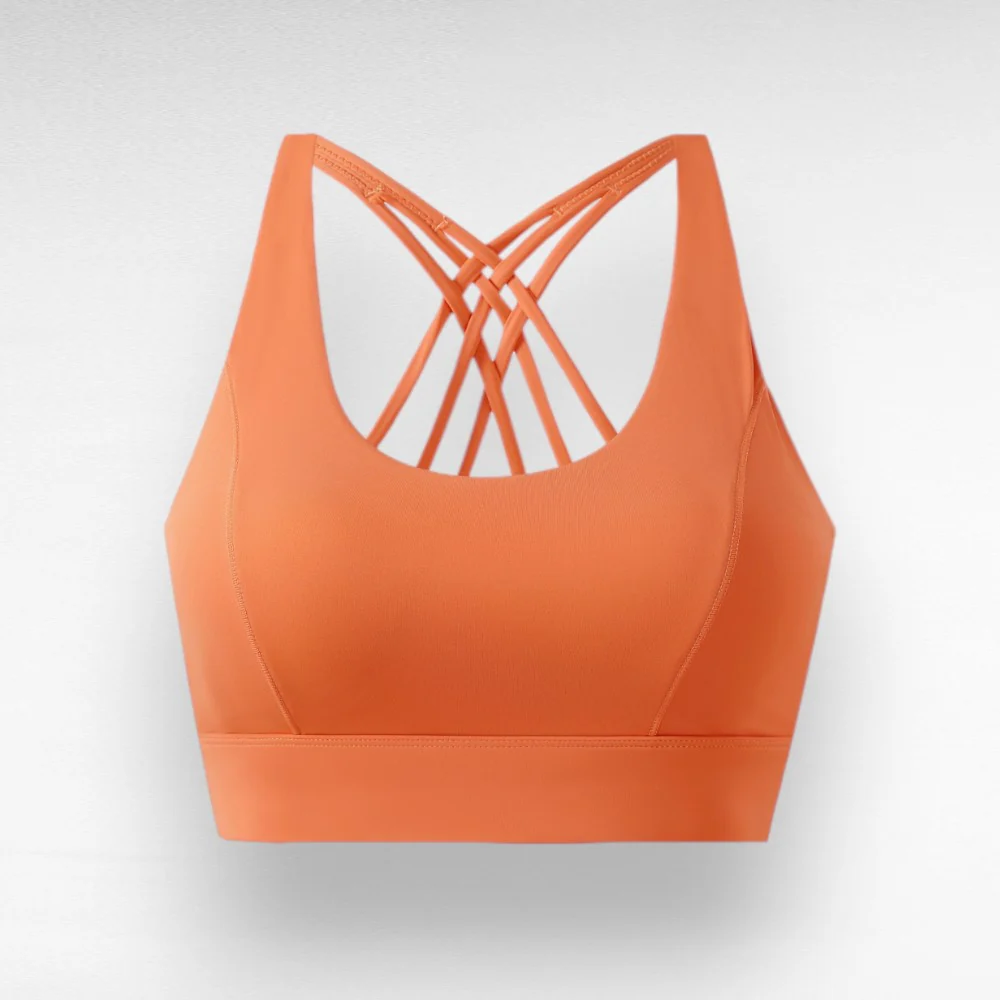 Shockproof Cross-Back Sports Bra - Image 11