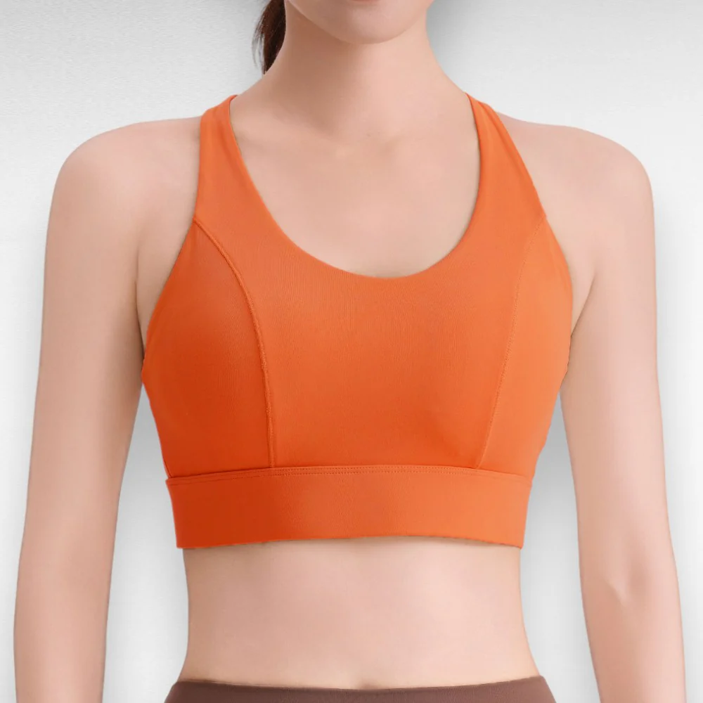 Shockproof Cross-Back Sports Bra - Image 6