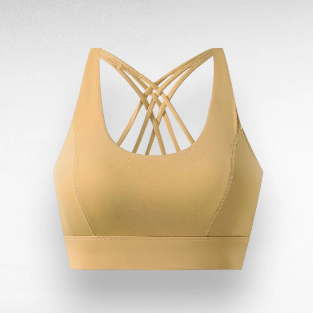 Shockproof Cross-Back Sports Bra - Image 8