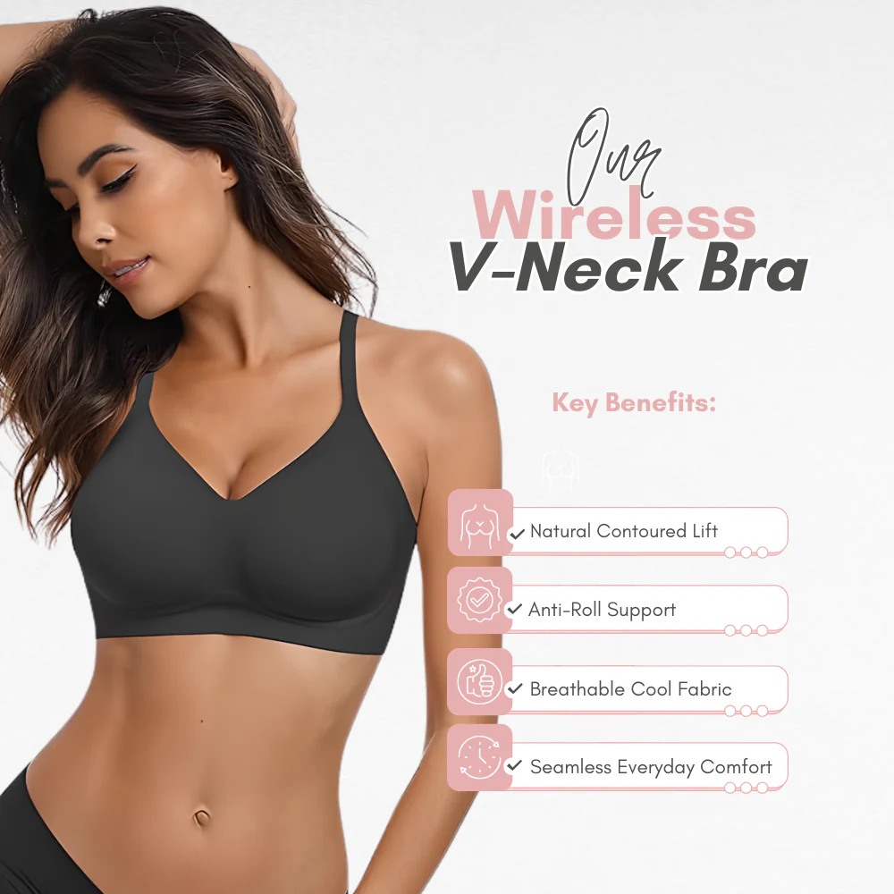 Wireless Ada V-Neck Bra - Image 2