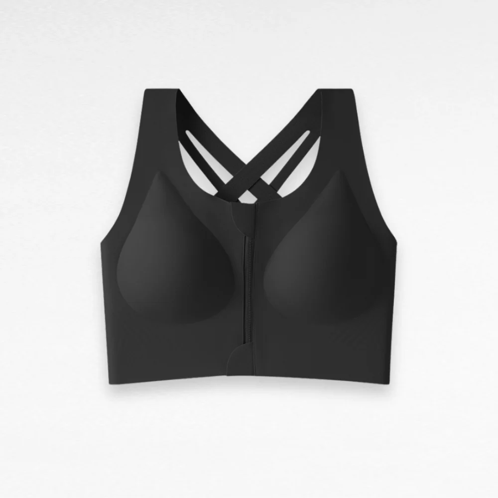 Wireless Cross-Back Sports Bra - Image 10
