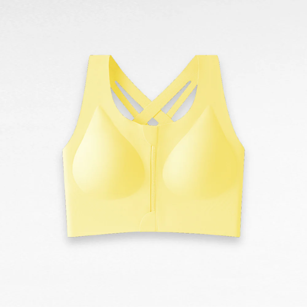 Wireless Cross-Back Sports Bra - Image 12