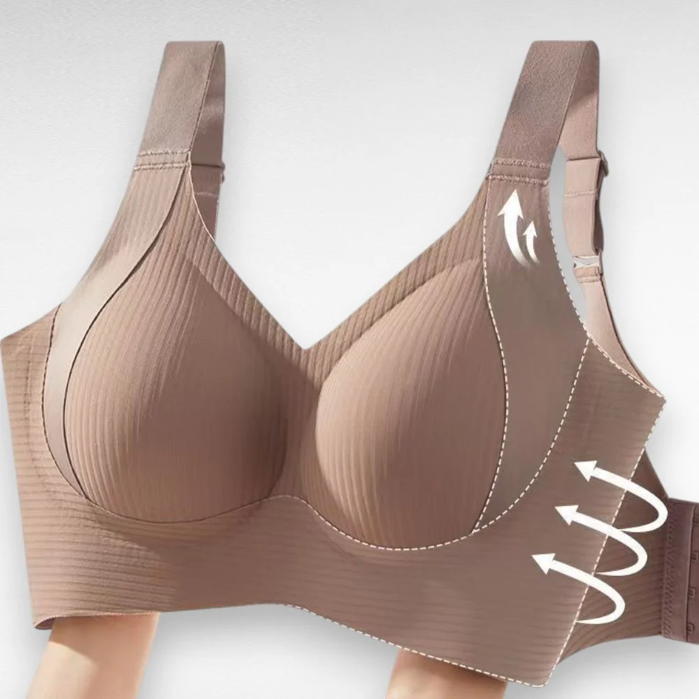 Wireless Ribbed Push-Up Bra - Image 11