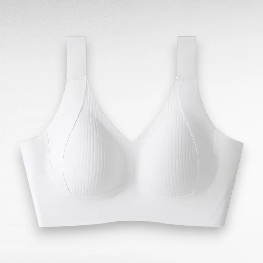 Wireless Ribbed Push-Up Bra - Image 15