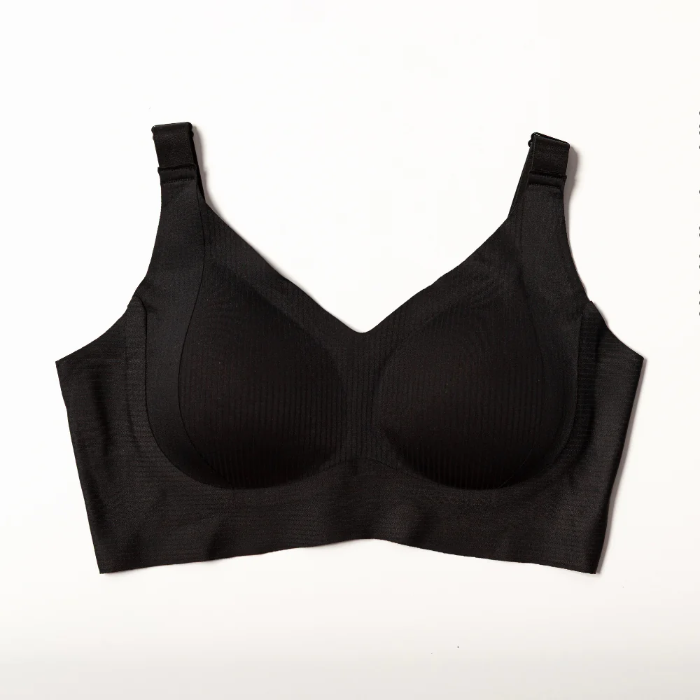 Wireless Ribbed Push-Up Bra - Image 17