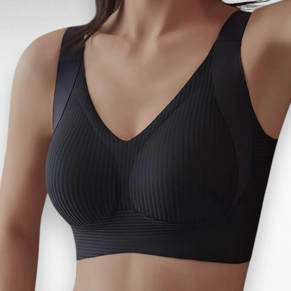 Wireless Ribbed Push-Up Bra - Image 7