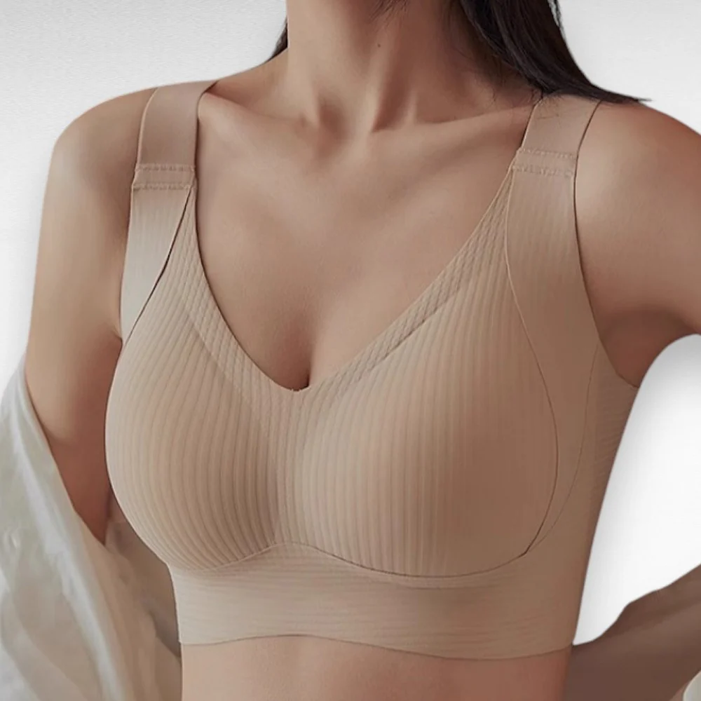 Wireless Ribbed Push-Up Bra - Image 8