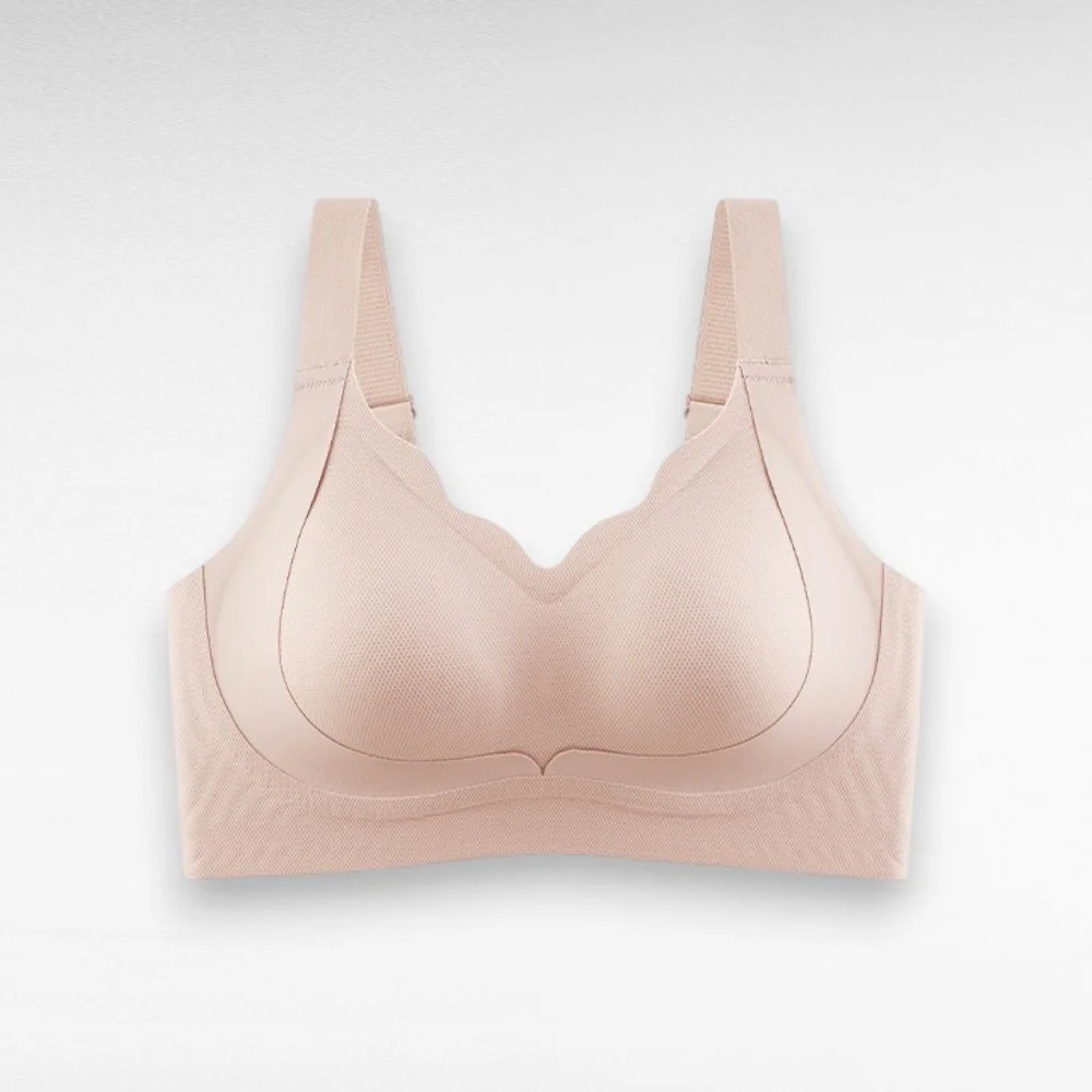 Wireless Scalloped Breathable Support Bra - Image 11
