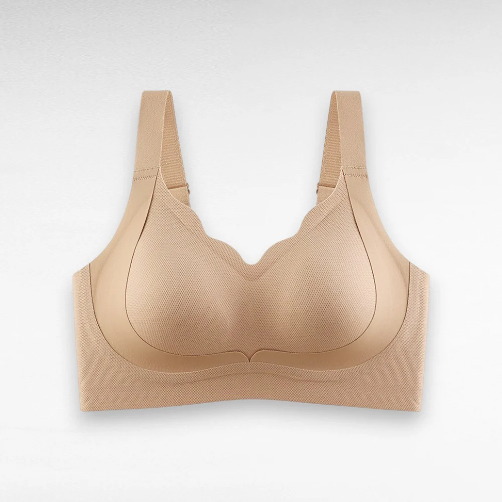 Wireless Scalloped Breathable Support Bra - Image 12