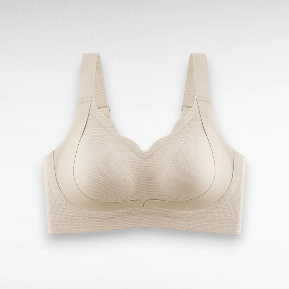 Wireless Scalloped Breathable Support Bra - Image 8