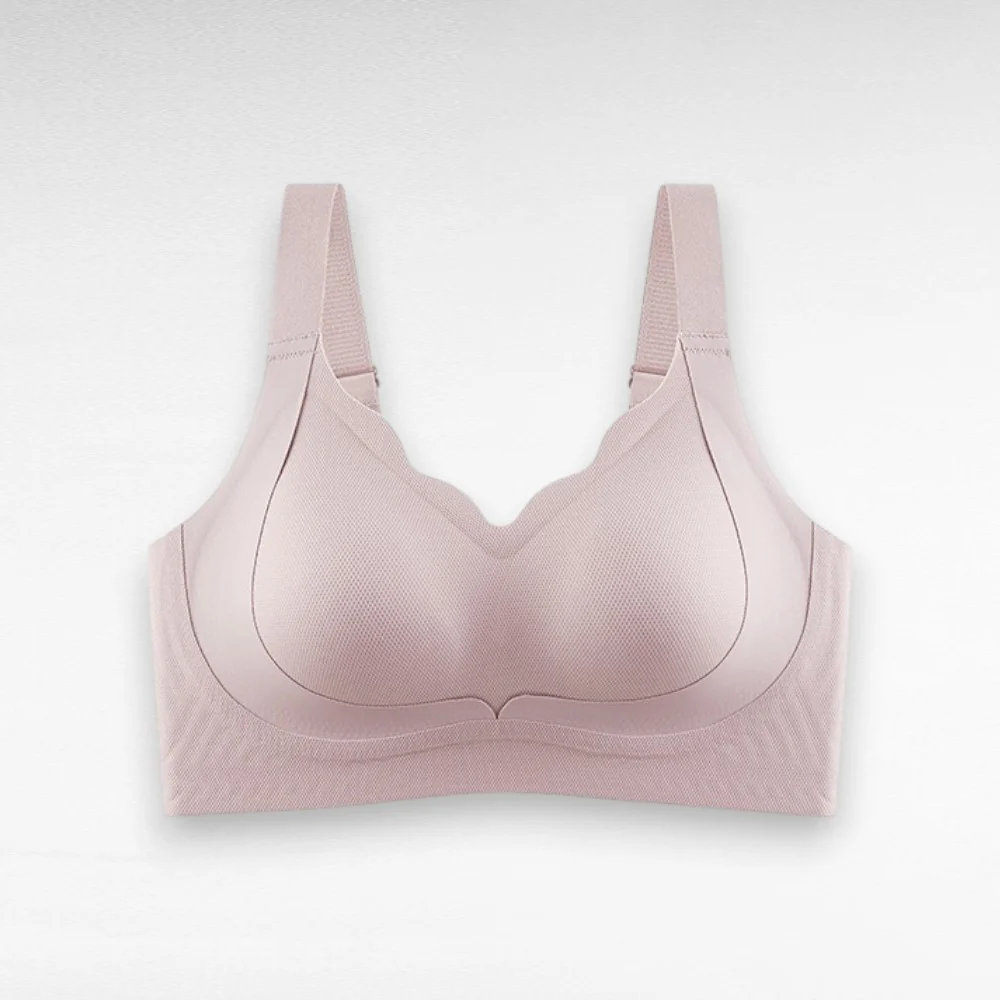 Wireless Scalloped Breathable Support Bra - Image 9