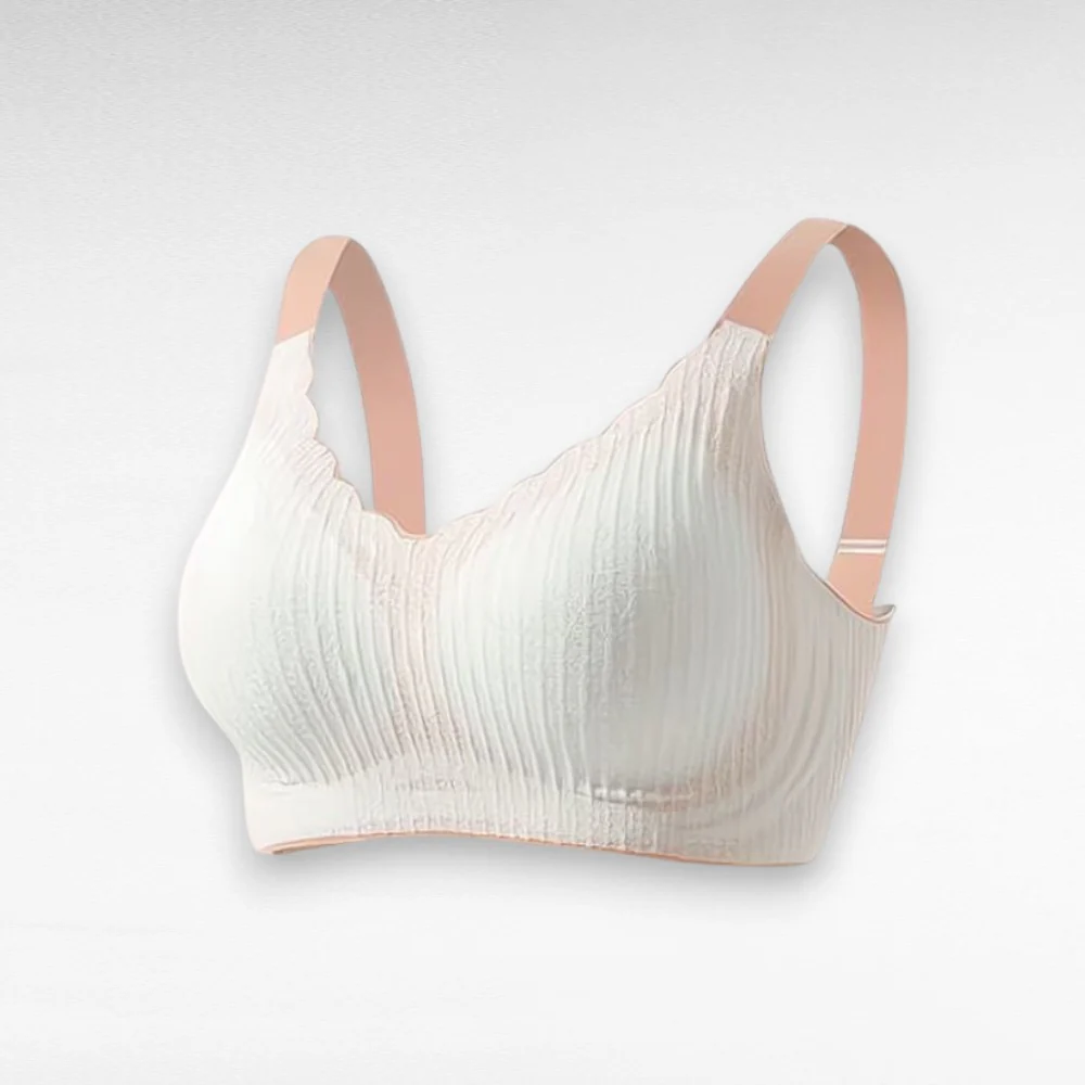 Wireless Scalloped Embossed Lace Bra - Image 9