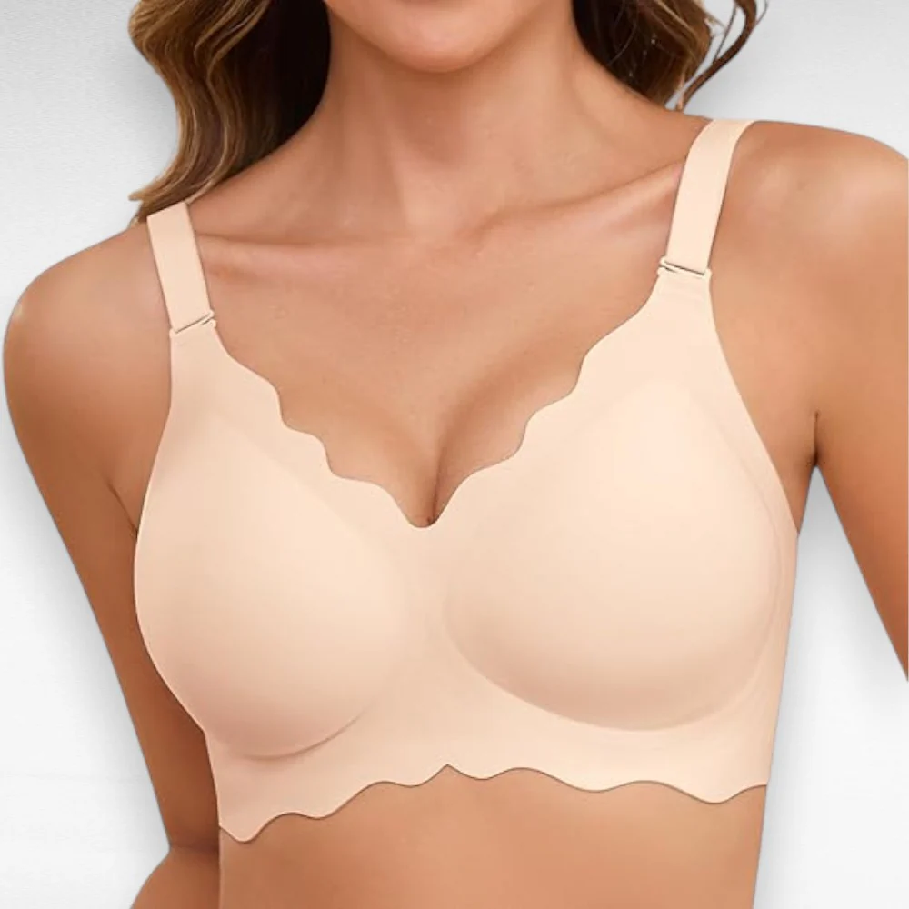 Wireless Scalloped Full Coverage Bra - Image 10