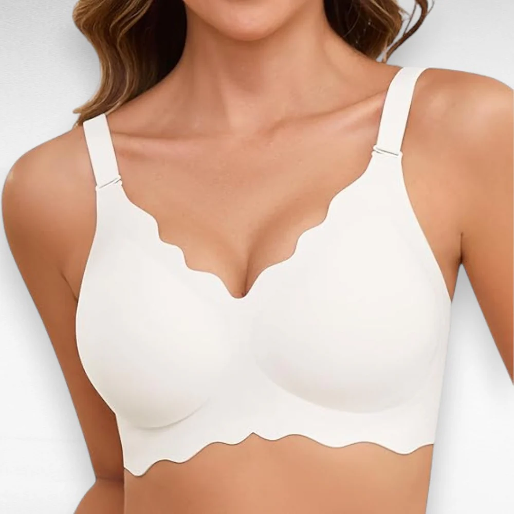 Wireless Scalloped Full Coverage Bra - Image 12