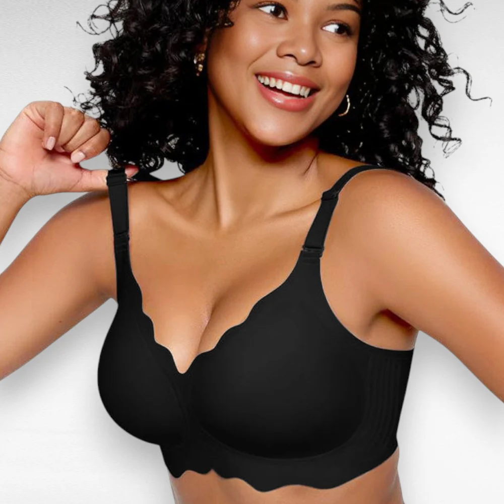 Wireless Scalloped Full Coverage Bra - Image 3