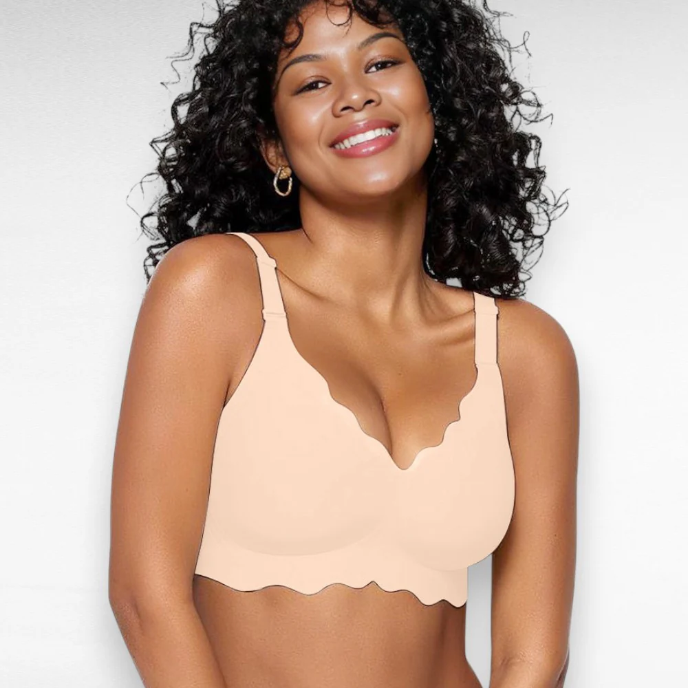 Wireless Scalloped Full Coverage Bra - Image 7