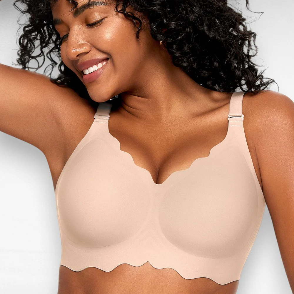 Wireless Scalloped Full Coverage Bra - Image 8